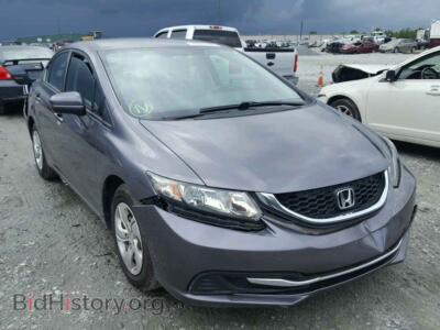 2014 Honda CIVIC Civic LX, серый — VIN 19XFB2F55EE086147, Copart