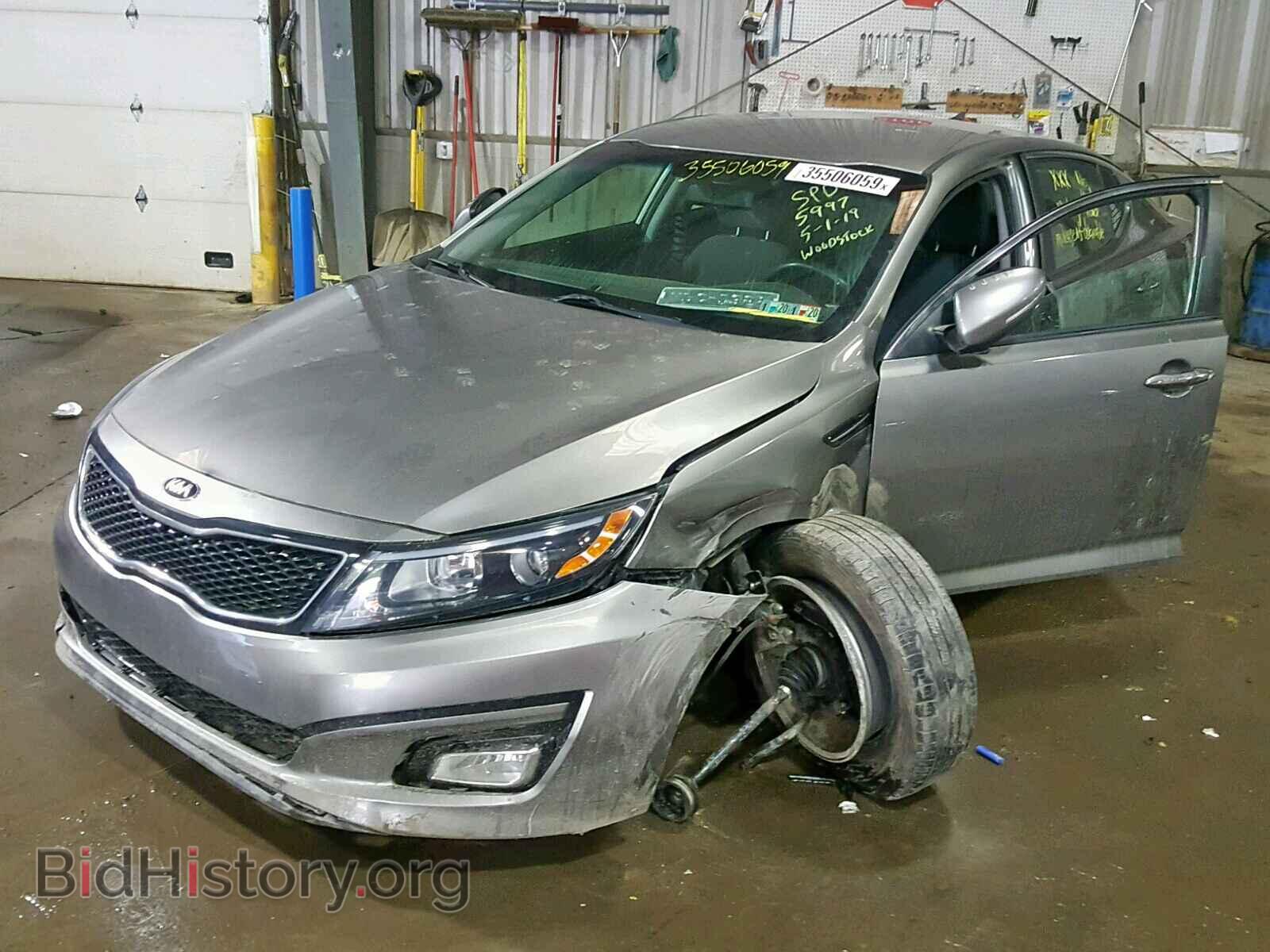 2015 KIA OPTIMA - VIN: 5XXGM4A77FG435997 - Фото 2