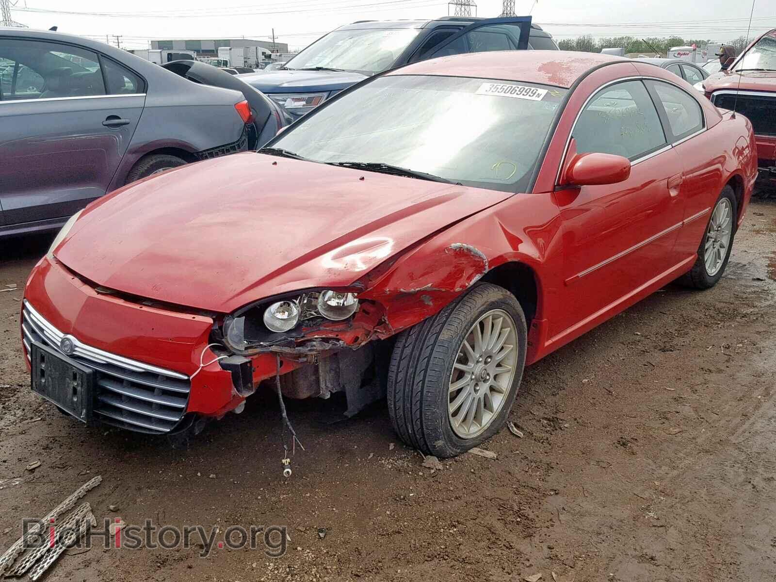 2003 CHRYSLER SEBRING - VIN: 4C3AG52H43E190363 - Фото 2