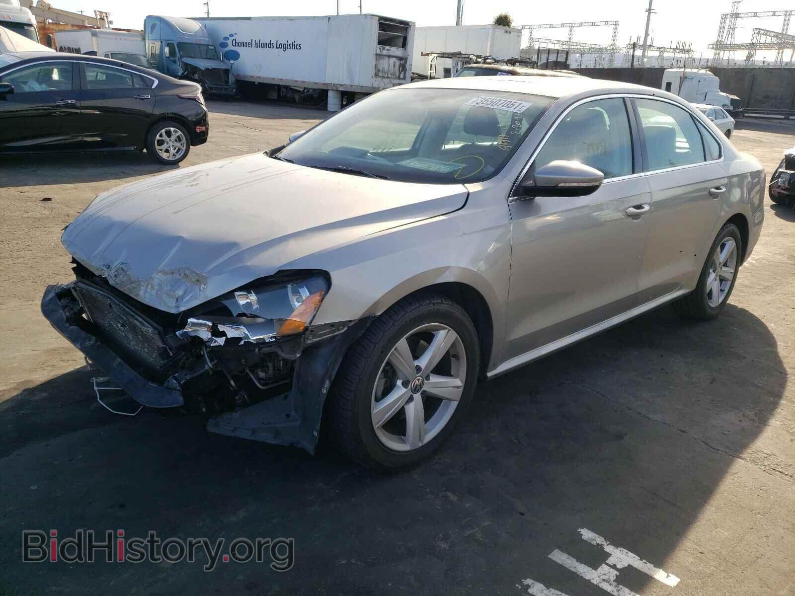 2012 VOLKSWAGEN PASSAT - VIN: 1VWBP7A3XCC074435 - Фото 2