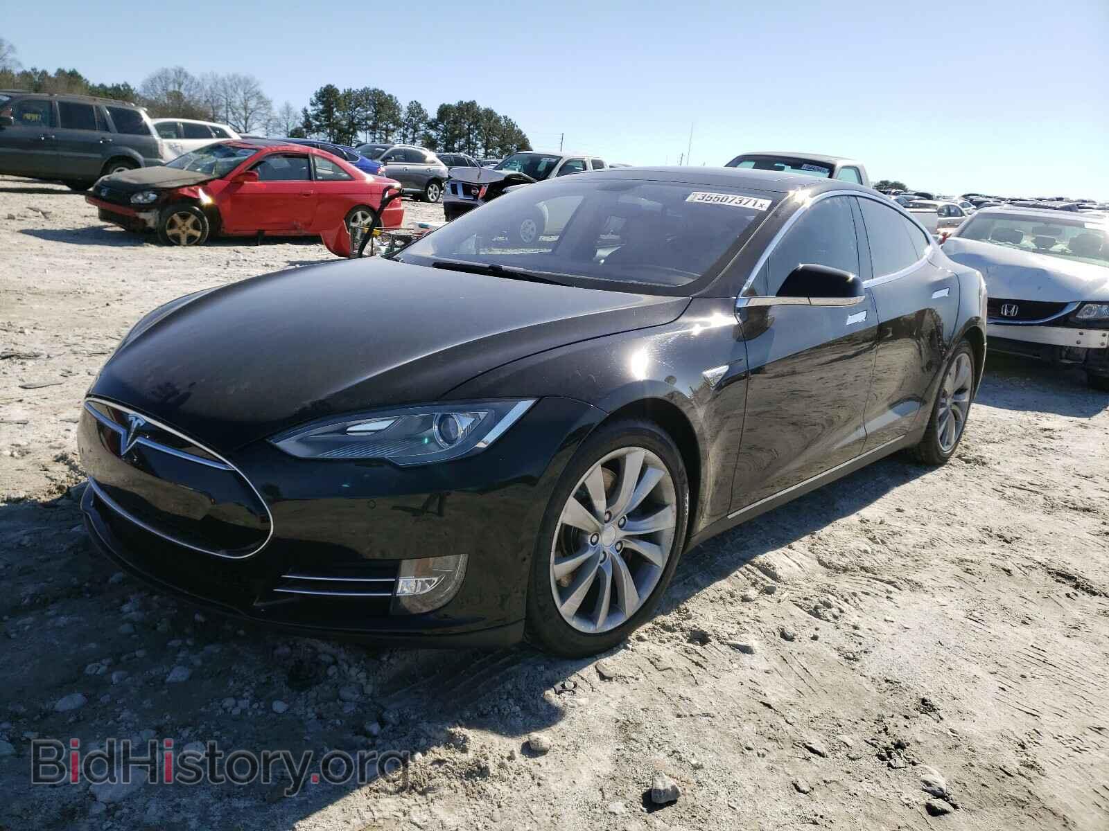 2014 TESLA MODEL S - VIN: 5YJSA1H15EFP34084 - Фото 2