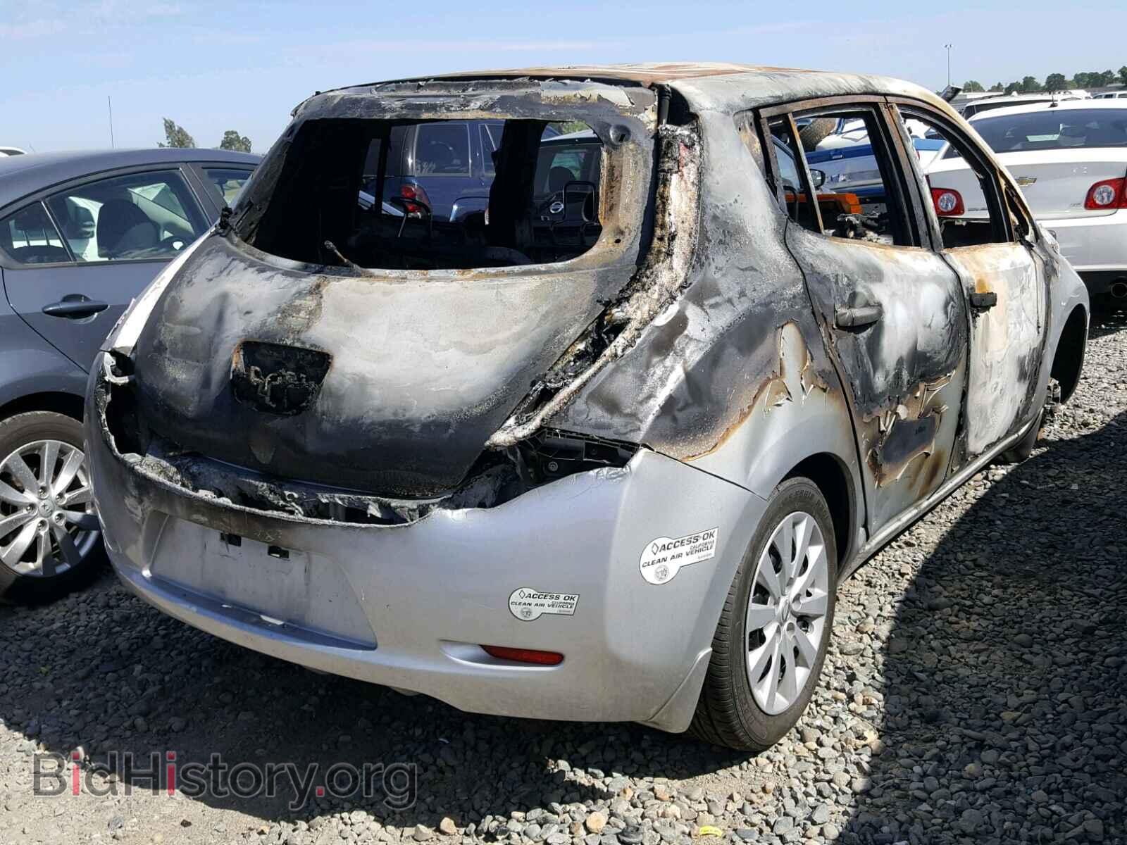 2014 NISSAN LEAF - VIN: 1N4AZ0CP3EC339110 - Фото 4