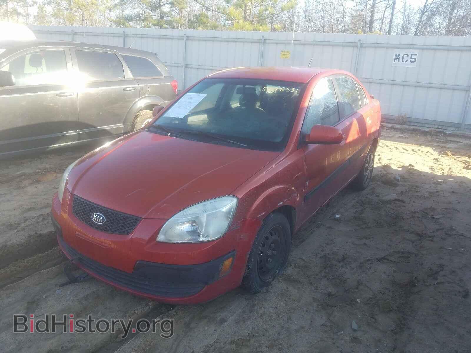 2007 KIA RIO - VIN: KNADE123X76258952 - Фото 2