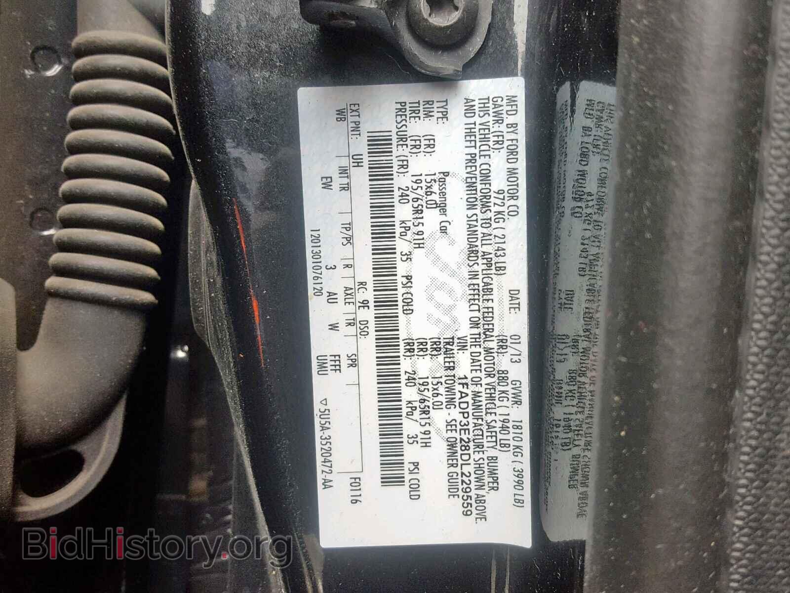 2013 FORD FOCUS - VIN: 1FADP3E28DL229559 - Photo 10