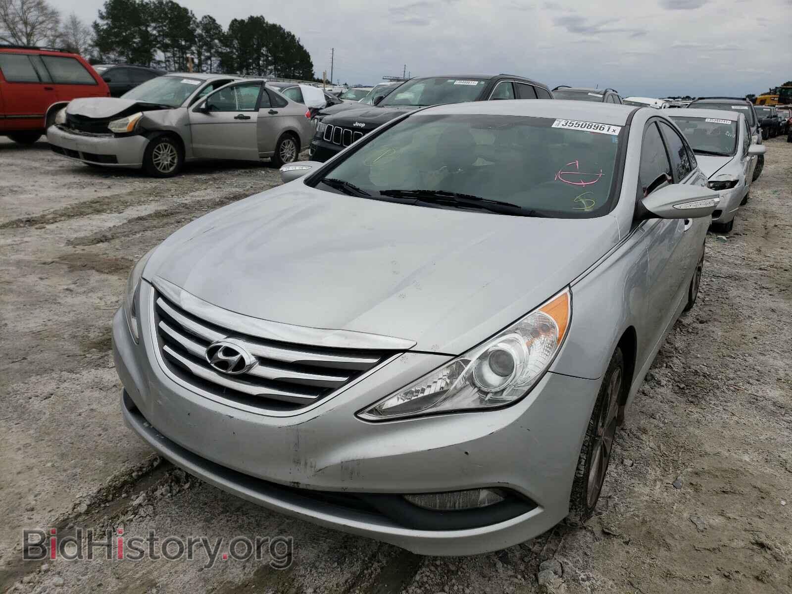 2014 HYUNDAI SONATA - VIN: 5NPEC4AC7EH856337 - Фото 2