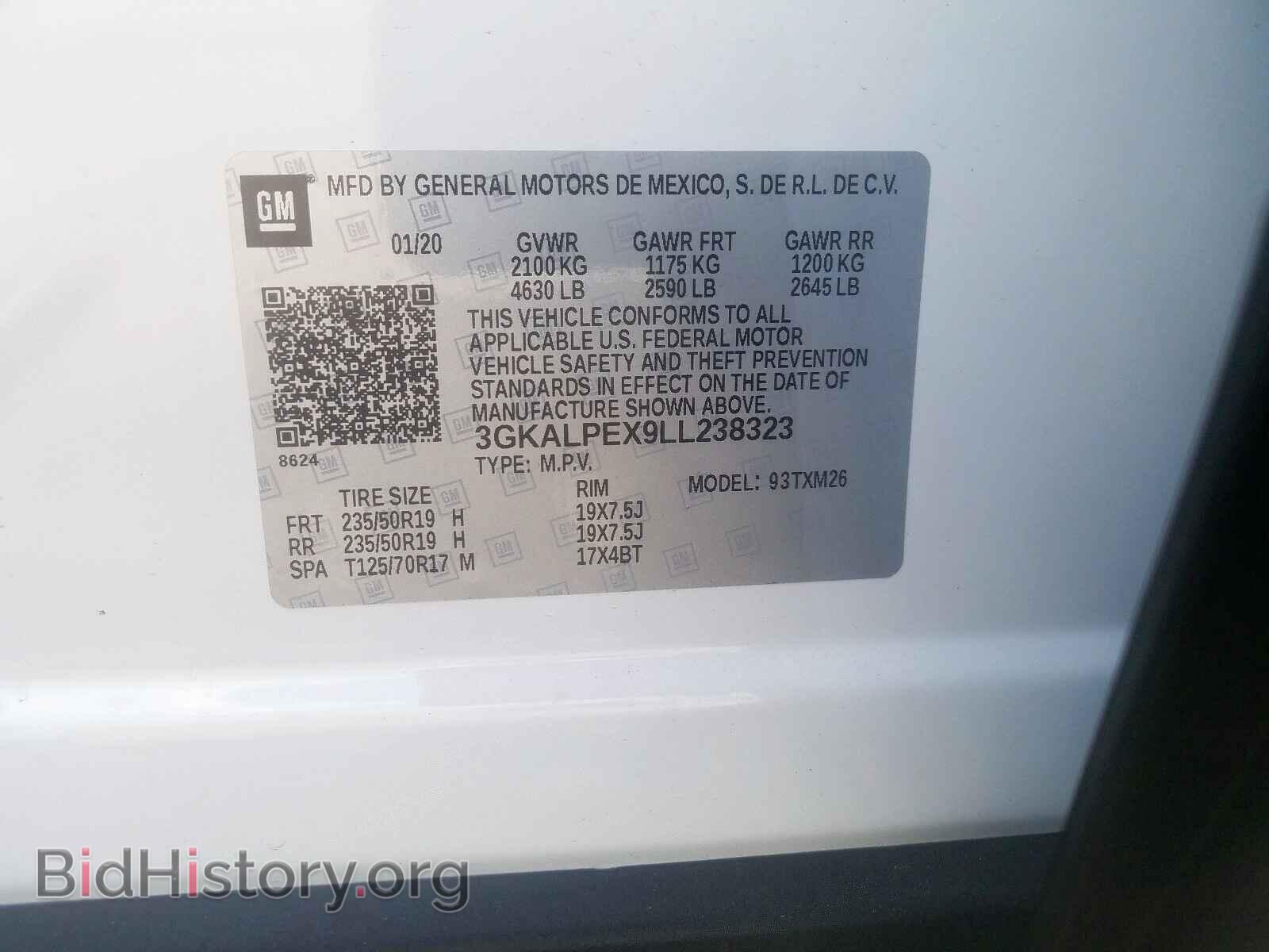 2020 GMC TERRAIN - VIN: 3GKALPEX9LL238323 - Photo 10