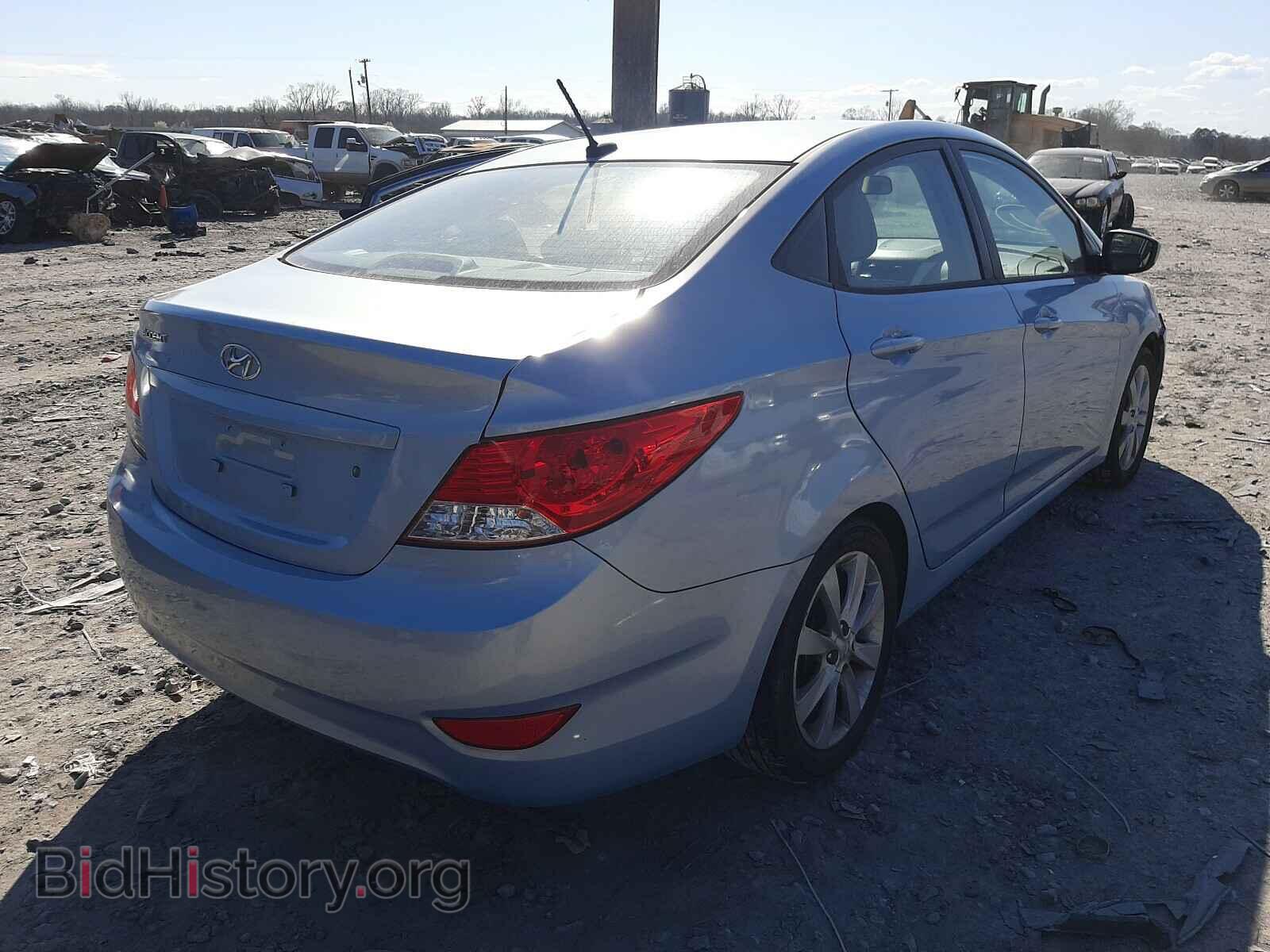 2013 HYUNDAI ACCENT - VIN: KMHCU4AE7DU579551 - Фото 4