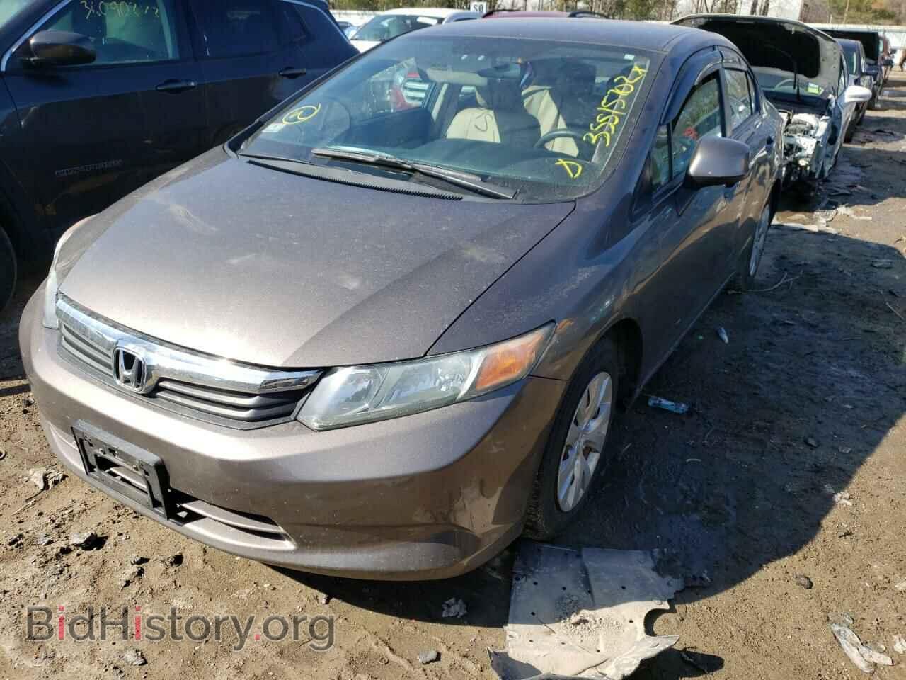 2012 HONDA CIVIC - VIN: 19XFB2F54CE305371 - Фото 2