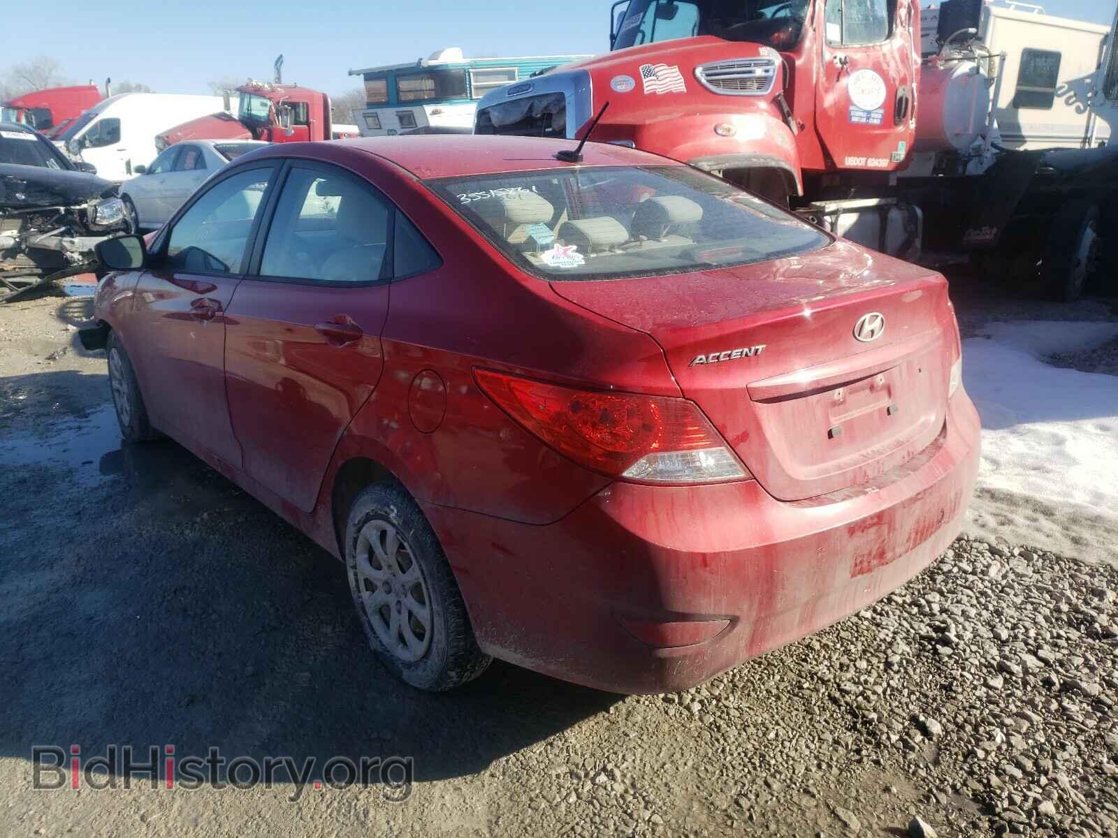 2013 HYUNDAI ACCENT - VIN: KMHCT4AE8DU476691 - Фото 3