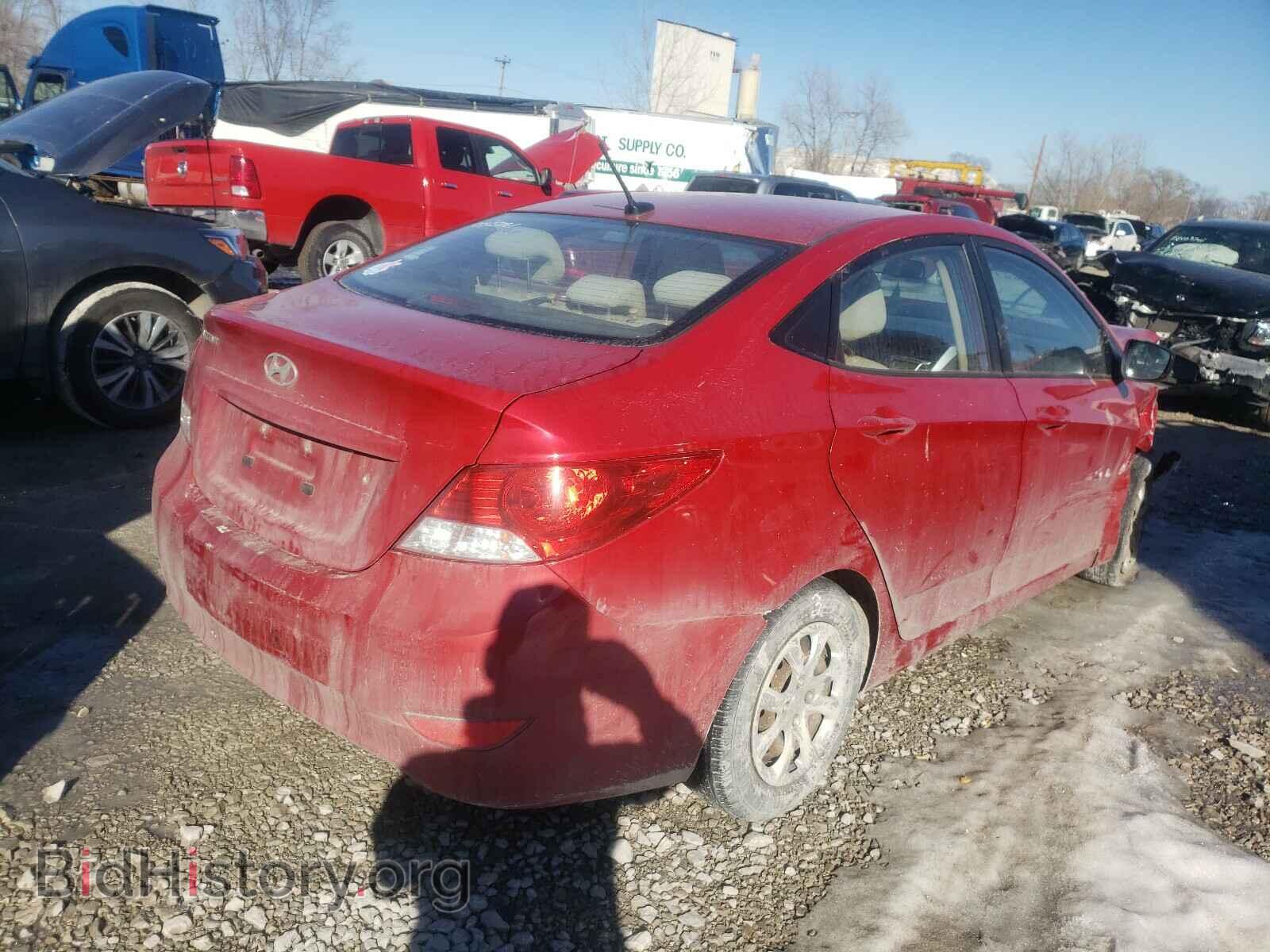 2013 HYUNDAI ACCENT - VIN: KMHCT4AE8DU476691 - Фото 4