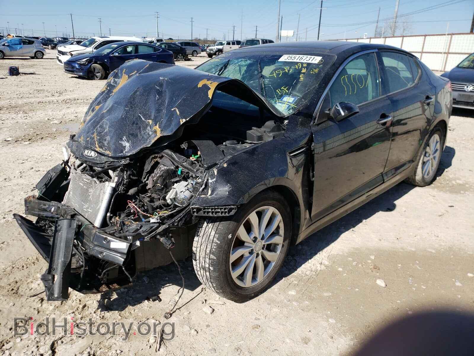 2015 KIA OPTIMA - VIN: 5XXGN4A73FG454348 - Фото 2