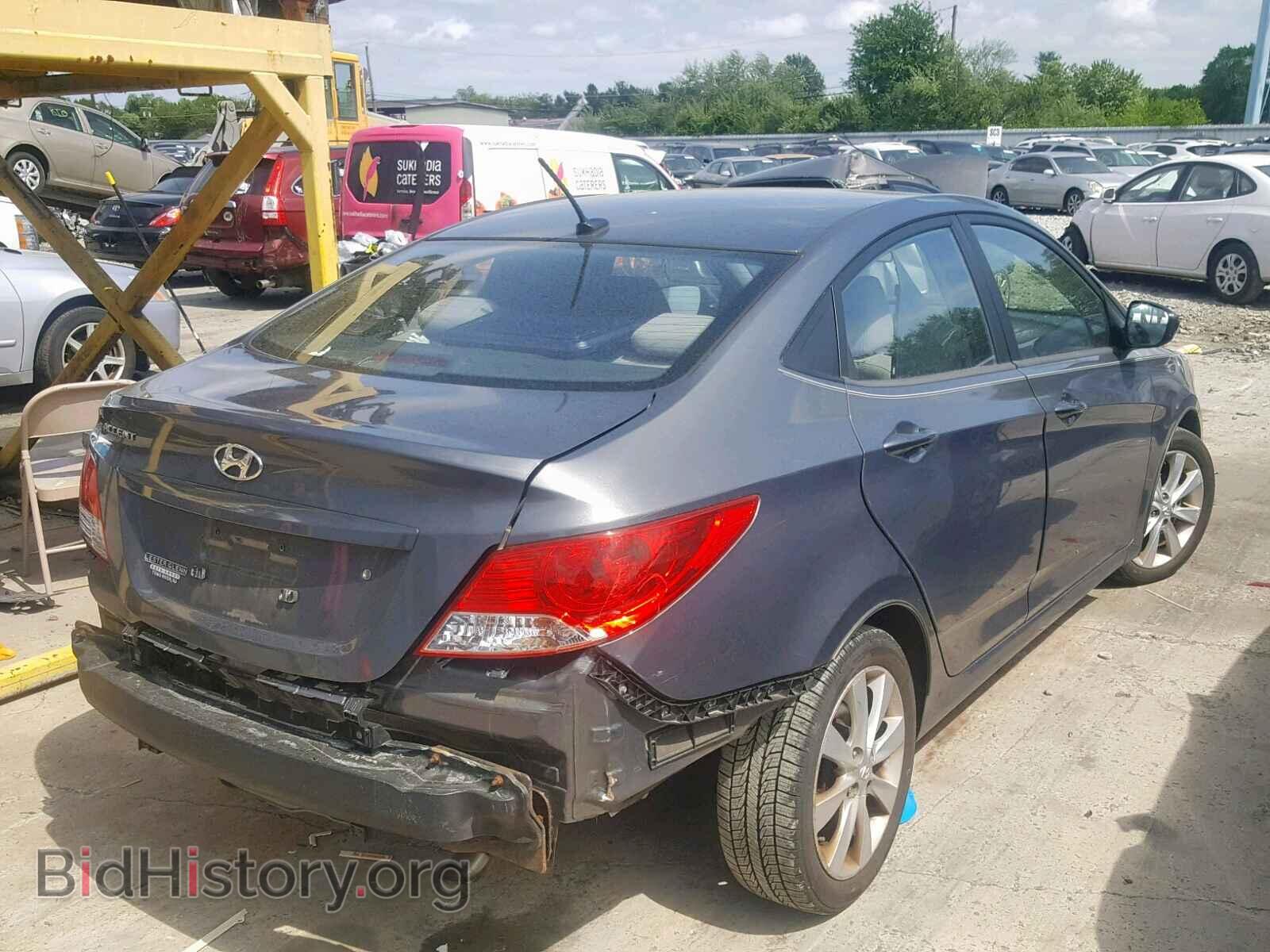 2012 HYUNDAI ACCENT - VIN: KMHCU4AE0CU179958 - Фото 4