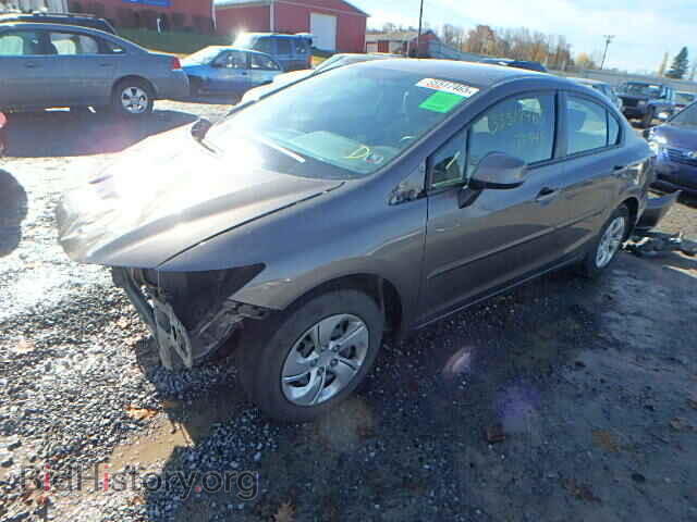 2013 HONDA CIVIC - VIN: 19XFB2F53DE235993 - Фото 2