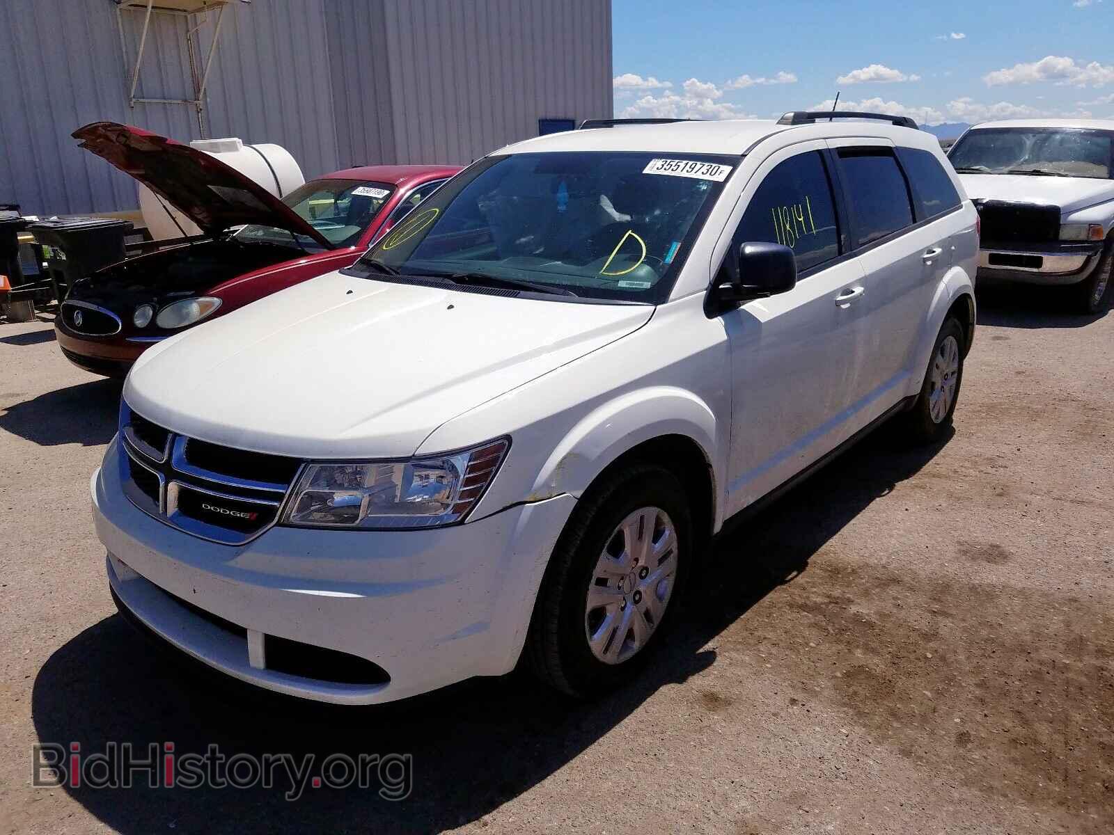 2016 DODGE JOURNEY - VIN: 3C4PDCAB8GT219645 - Фото 2