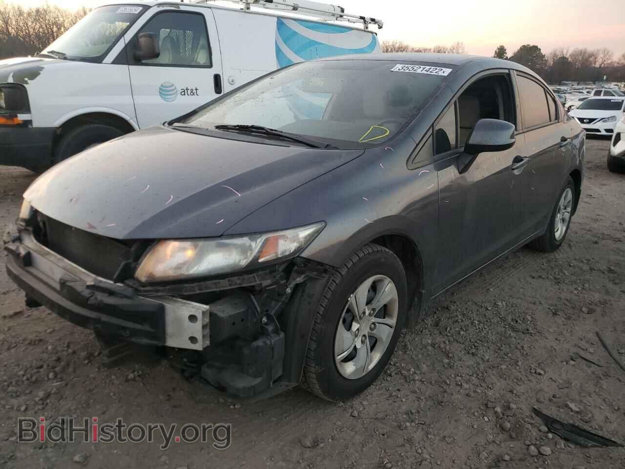 2013 HONDA CIVIC - VIN: 2HGFB2F53DH548211 - Фото 2