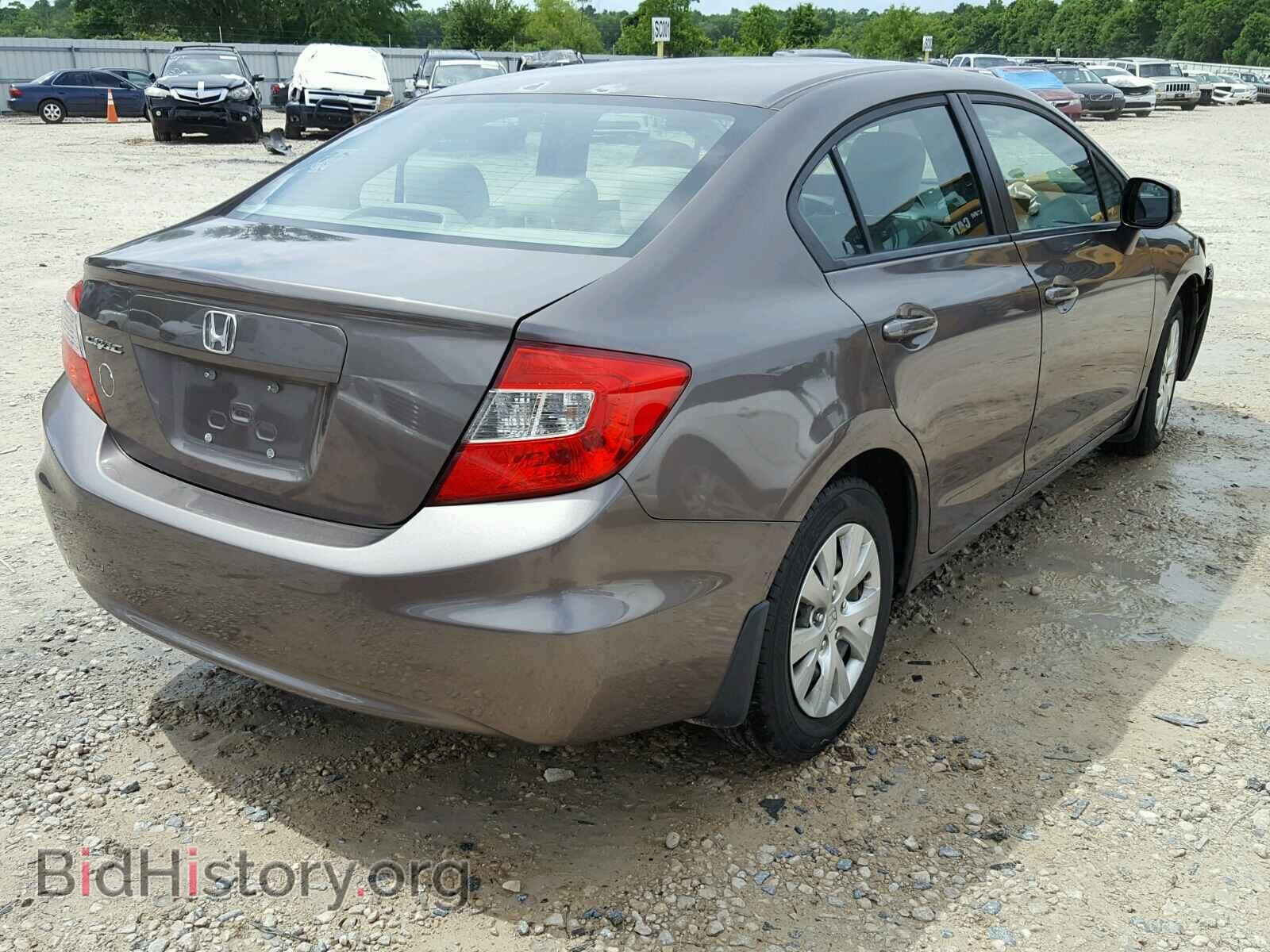 2012 HONDA CIVIC LX - VIN: 2HGFB2F55CH572105 - Фото 4