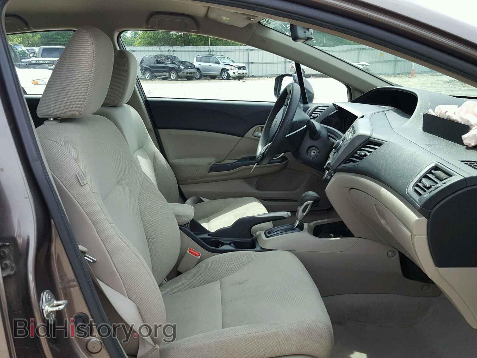 2012 HONDA CIVIC LX - VIN: 2HGFB2F55CH572105 - Фото 5