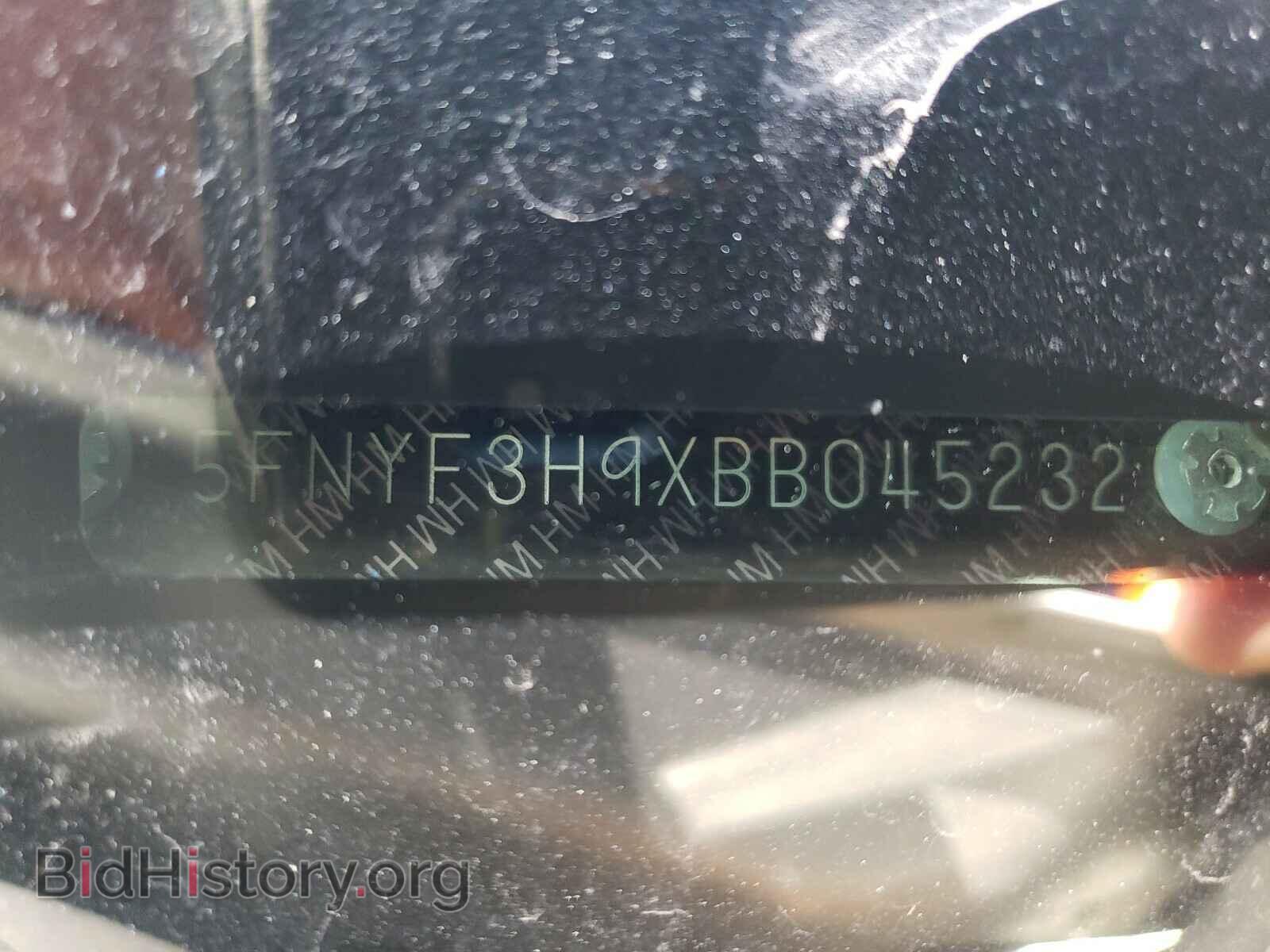 2011 HONDA PILOT - VIN: 5FNYF3H9XBB045232 - Фото 10