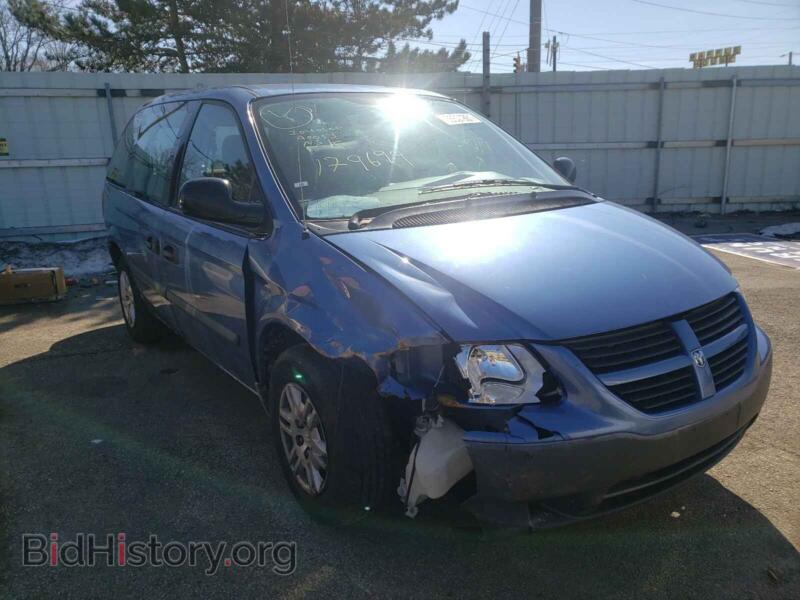 2007 Dodge CARAVAN Caravan SE (VIN 1D4GP25B67B179694) — photo 1 of 10, Copart, damage: front end