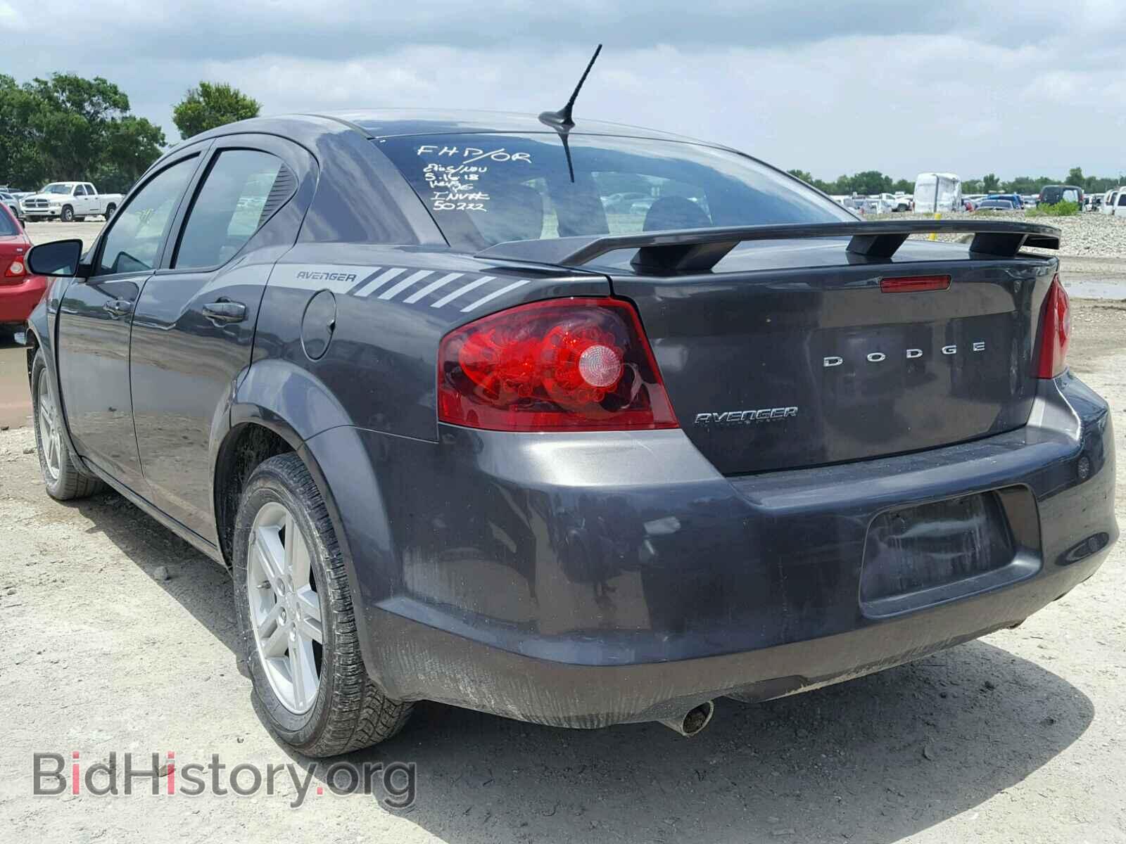 2014 DODGE AVENGER - VIN: 1C3CDZAG3EN235766 - Фото 3