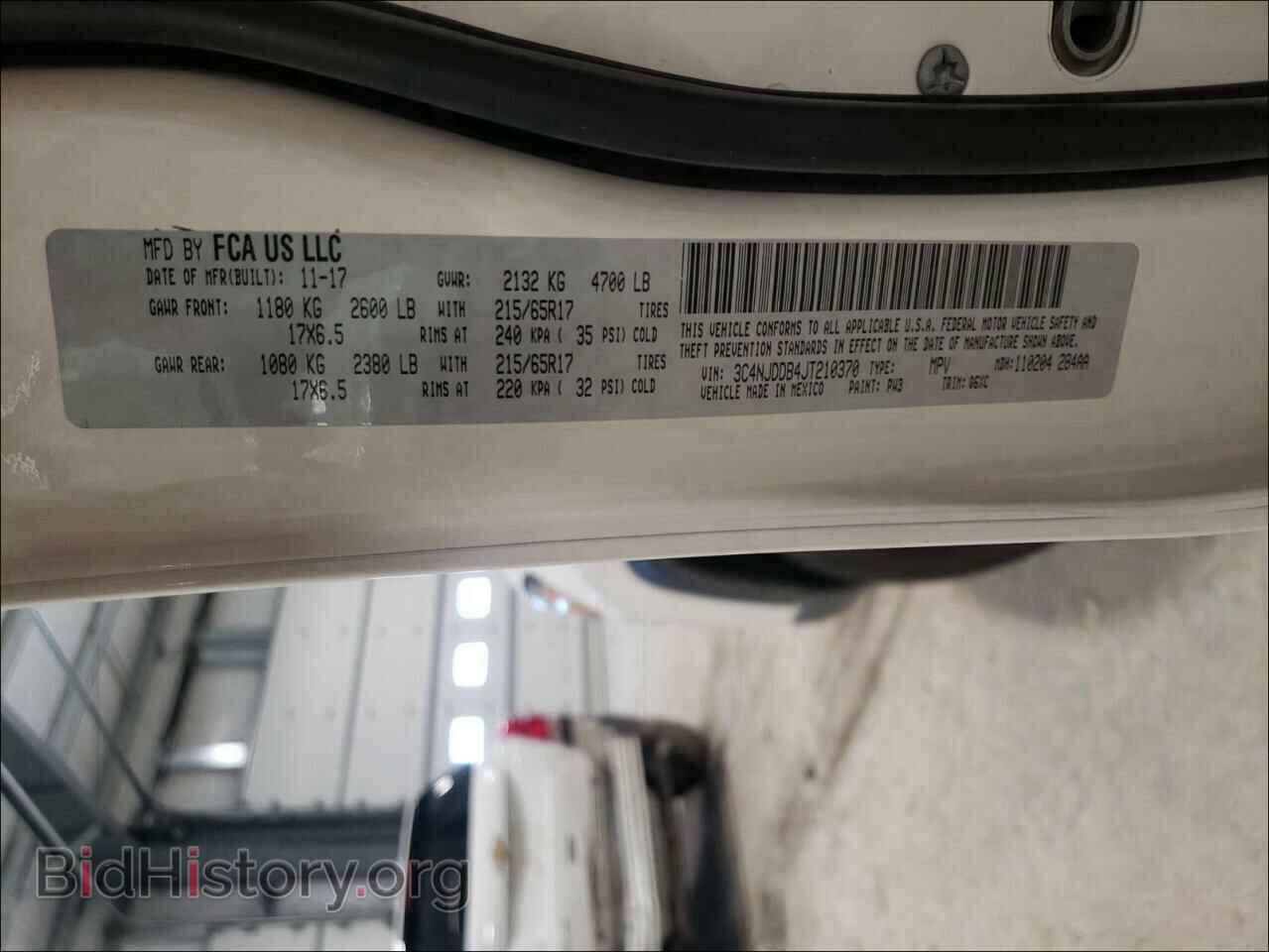 2018 JEEP COMPASS - VIN: 3C4NJDDB4JT210370 - Фото 10