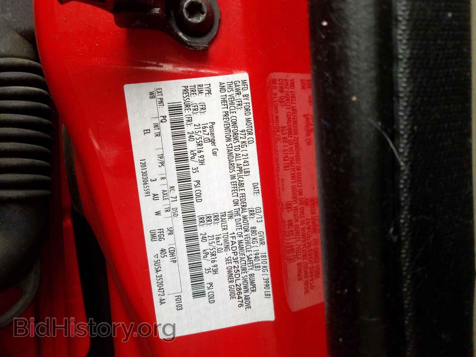 2013 FORD FOCUS - VIN: 1FADP3F25DL286476 - Photo 10
