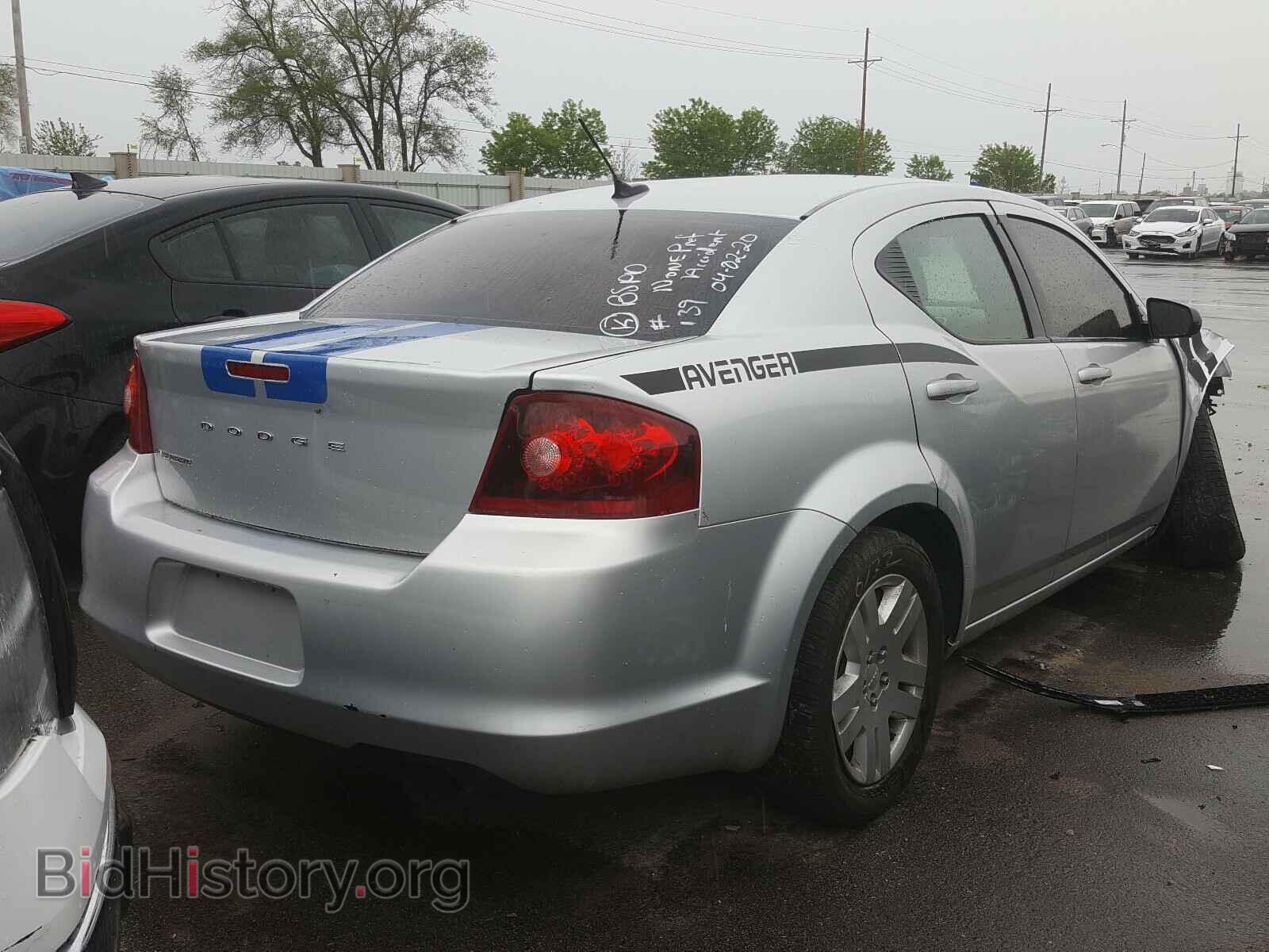 2012 DODGE AVENGER - VIN: 1C3CDZAB0CN136369 - Фото 4