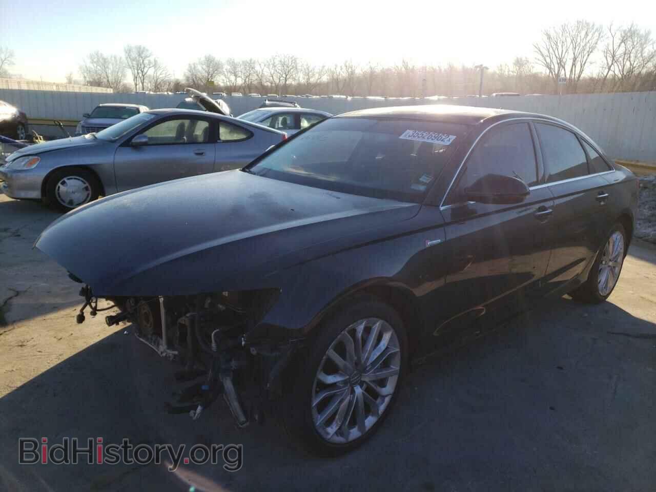 2014 AUDI A6 - VIN: WAUHGAFC0EN106333 - Фото 2
