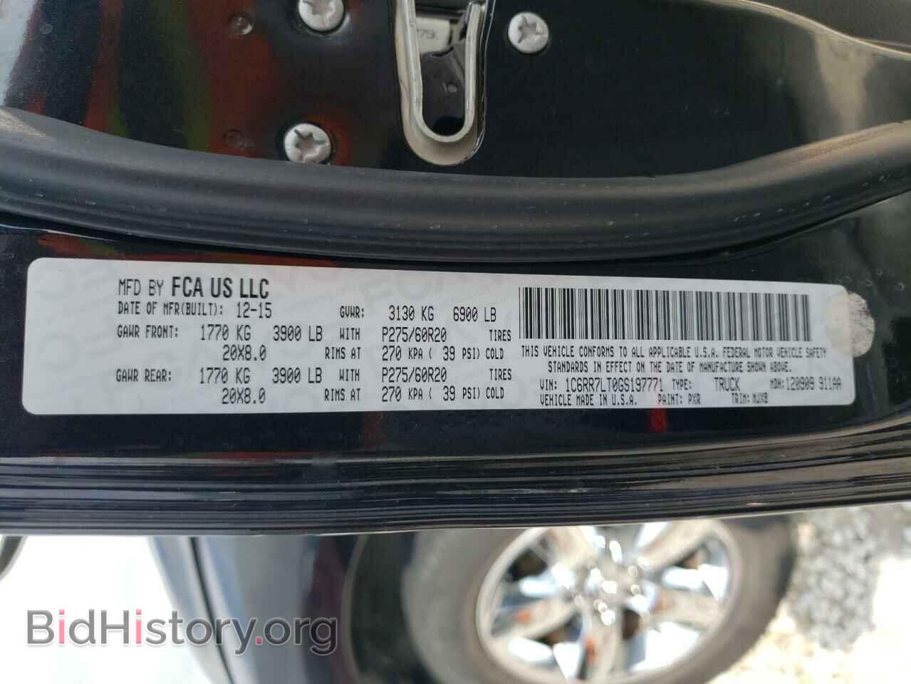 2016 RAM 1500 - VIN: 1C6RR7LT0GS197771 - Фото 10