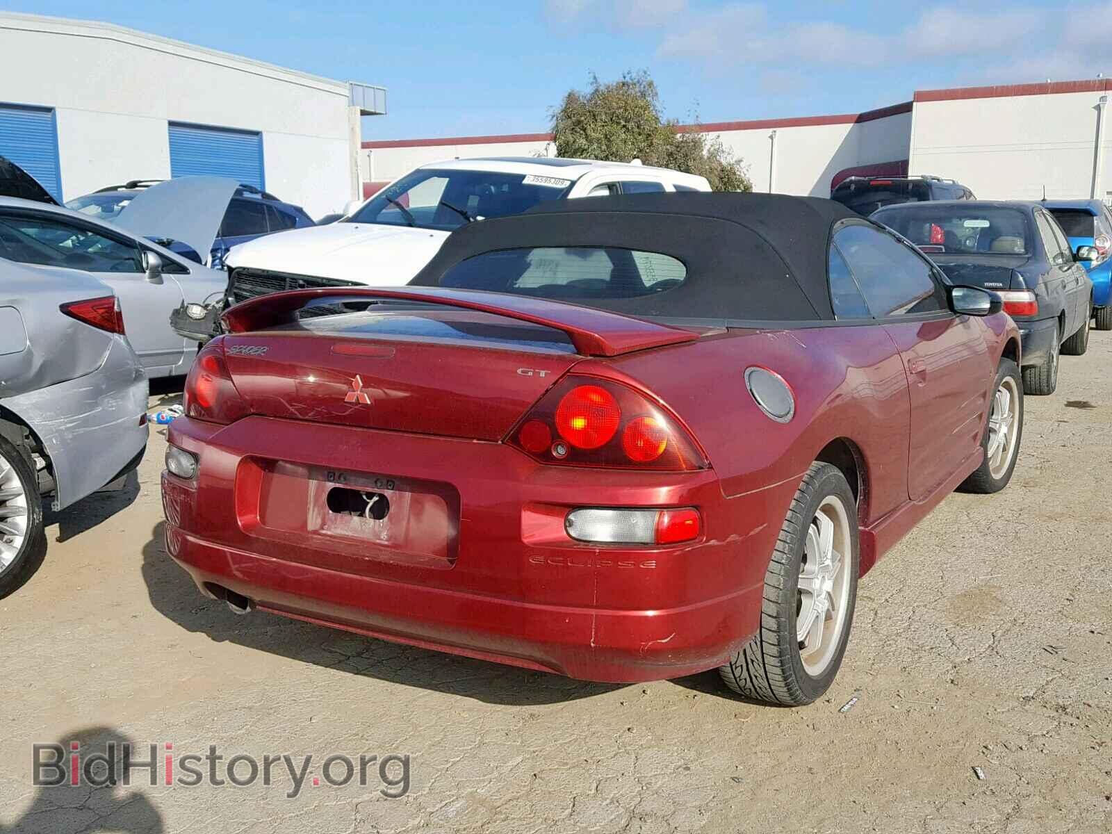 2001 MITSUBISHI ECLIPSE - VIN: 4A3AE85H01E159556 - Фото 4