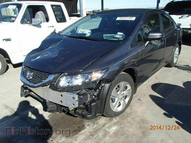 2014 HONDA CIVIC - VIN: 19XFB2F5XEE051927 - Фото 2