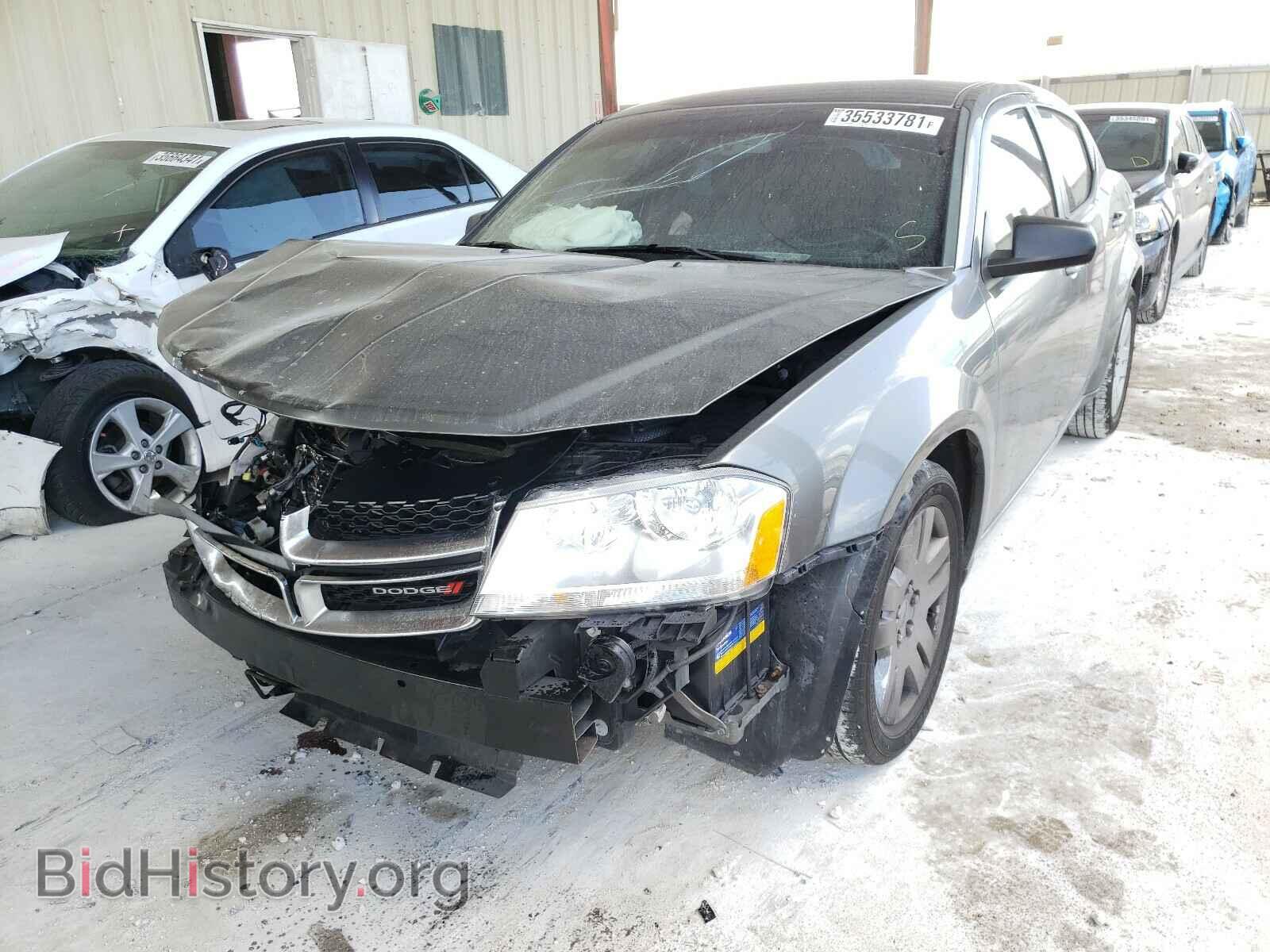 2013 DODGE AVENGER - VIN: 1C3CDZAG4DN711702 - Фото 2