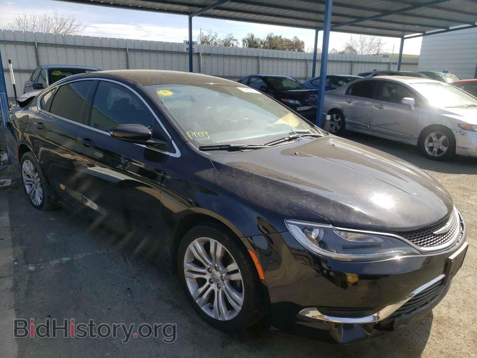 Фотография 1C3CCCAB2FN749047 - CHRYSLER 200 2015