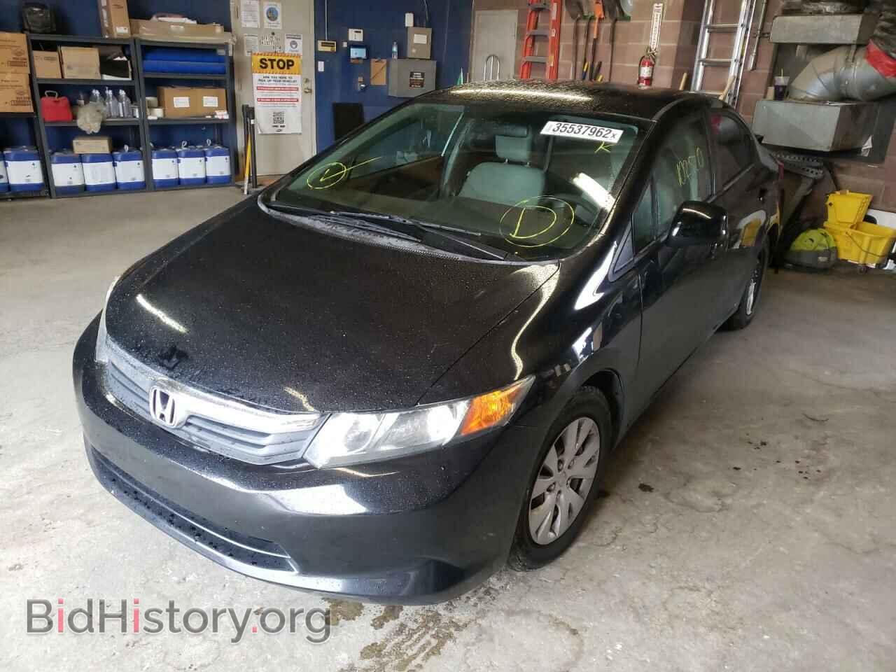 2012 HONDA CIVIC - VIN: 2HGFB2F56CH323845 - Фото 2