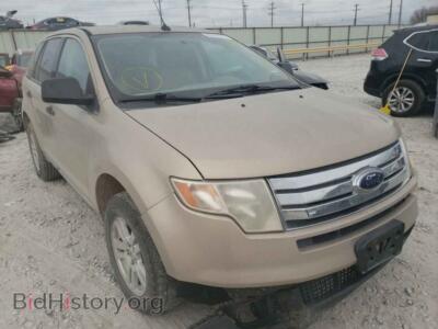 2007 Ford EDGE Edge SE, gold — VIN 2FMDK36C17BA95638, Copart