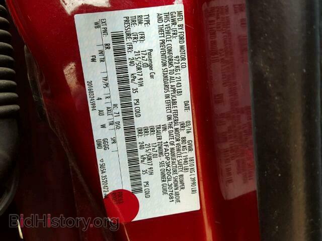 2016 FORD FOCUS - VIN: 1FADP3K20GL307681 - Фото 10
