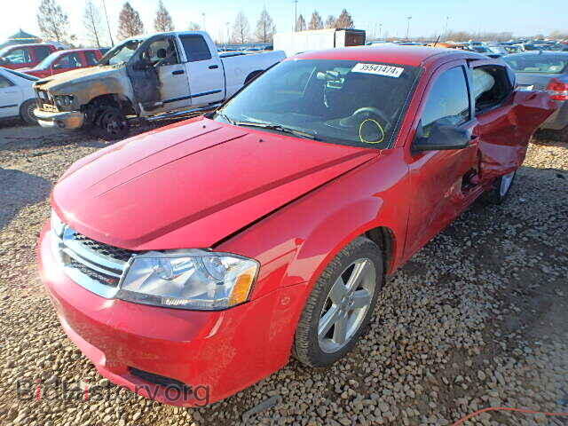 2013 DODGE AVENGER - VIN: 1C3CDZAB4DN644944 - Фото 2