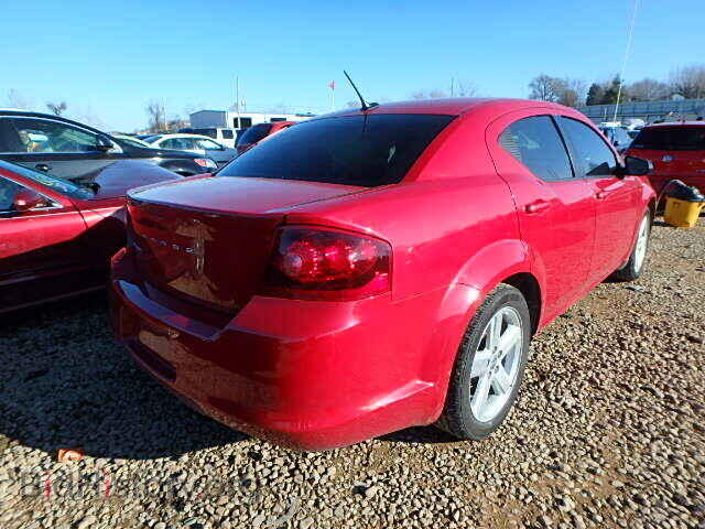 2013 DODGE AVENGER - VIN: 1C3CDZAB4DN644944 - Фото 4