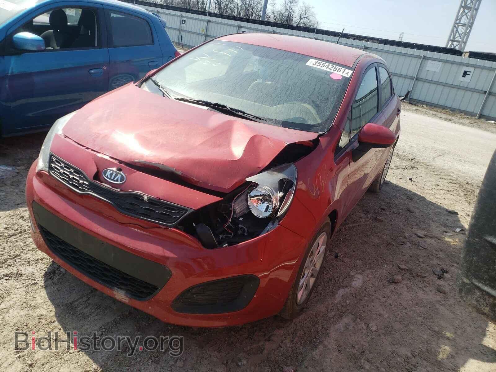 2013 KIA RIO - VIN: KNADM5A34D6126017 - Фото 2