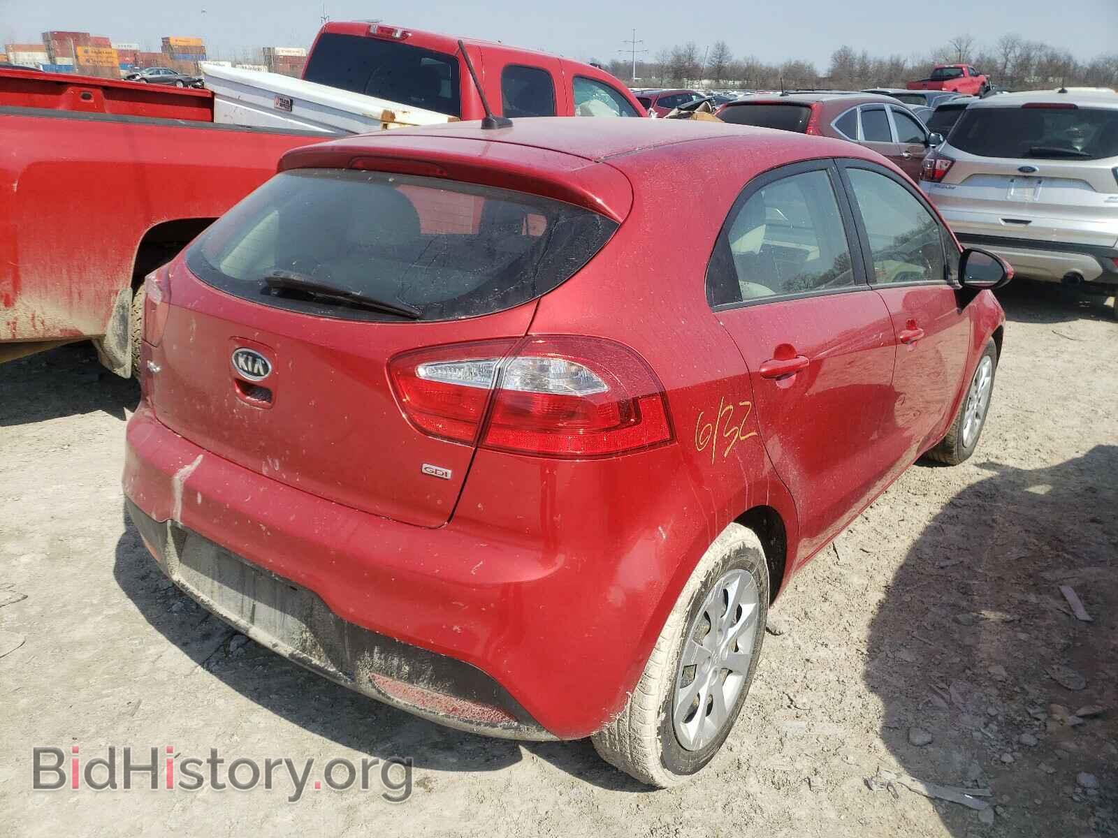 2013 KIA RIO - VIN: KNADM5A34D6126017 - Фото 4