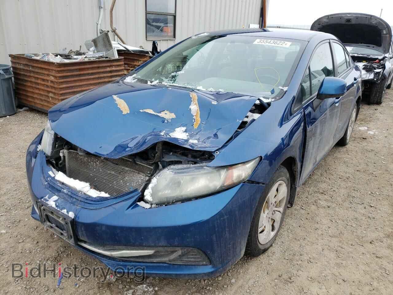 2013 HONDA CIVIC - VIN: 2HGFB2F53DH504130 - Фото 2