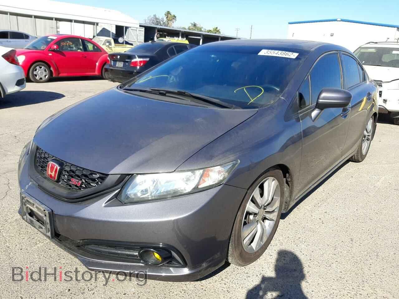 2015 HONDA CIVIC - VIN: 2HGFB6E54FH704669 - Фото 2
