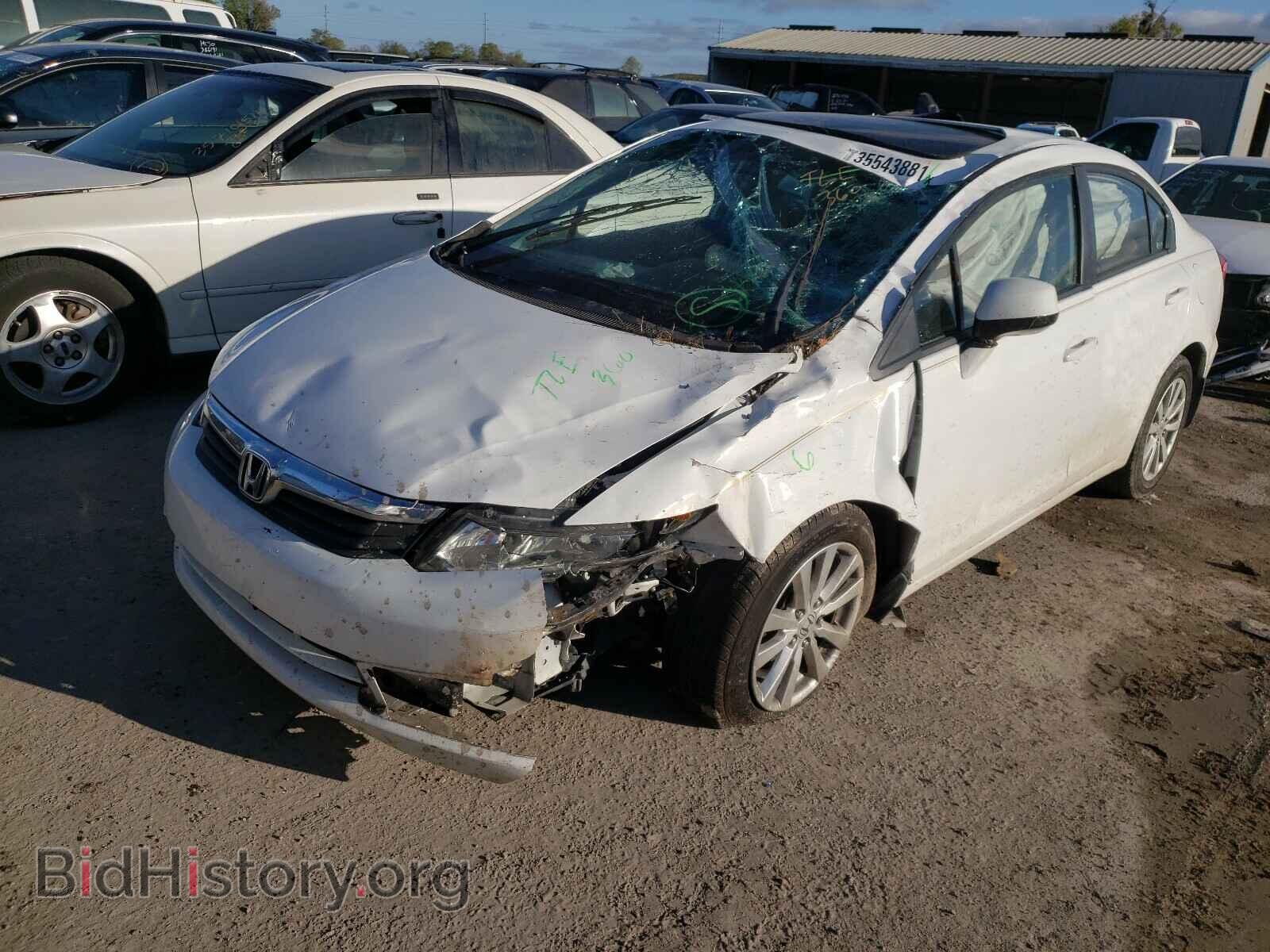 2012 HONDA CIVIC - VIN: 19XFB2F90CE337799 - Фото 2