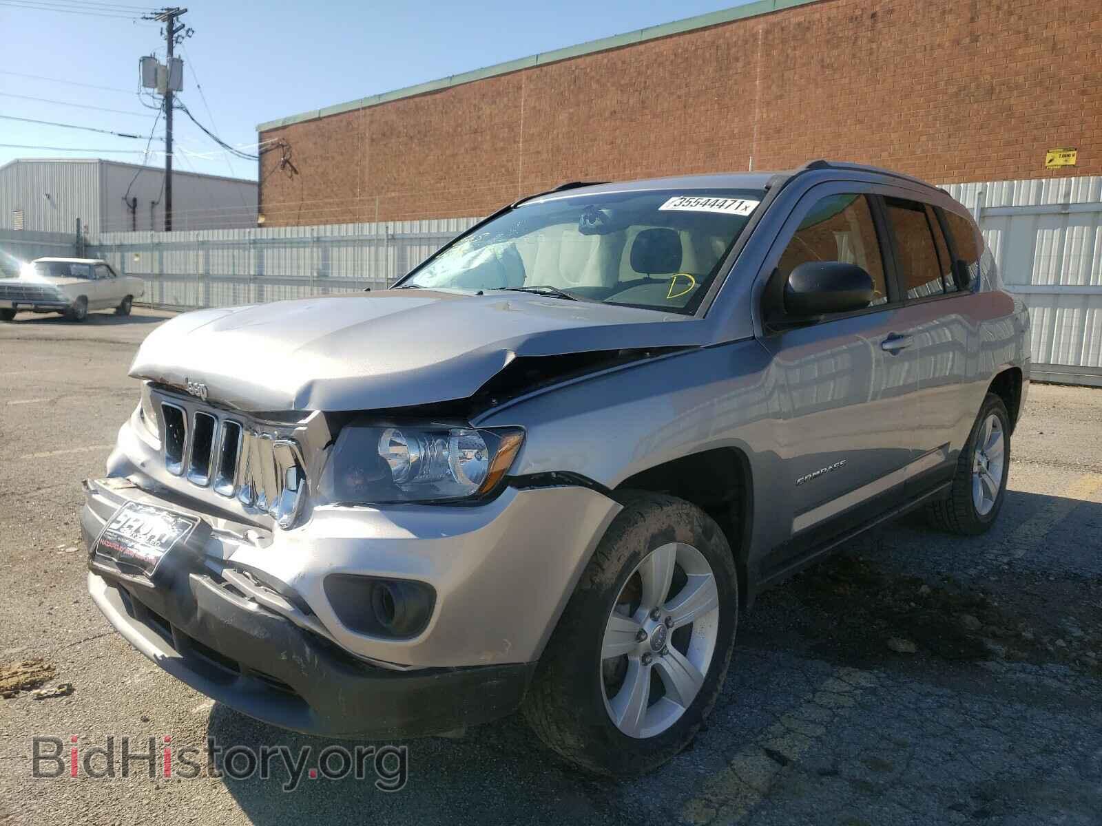 2017 JEEP COMPASS - VIN: 1C4NJDBB6HD154452 - Фото 2