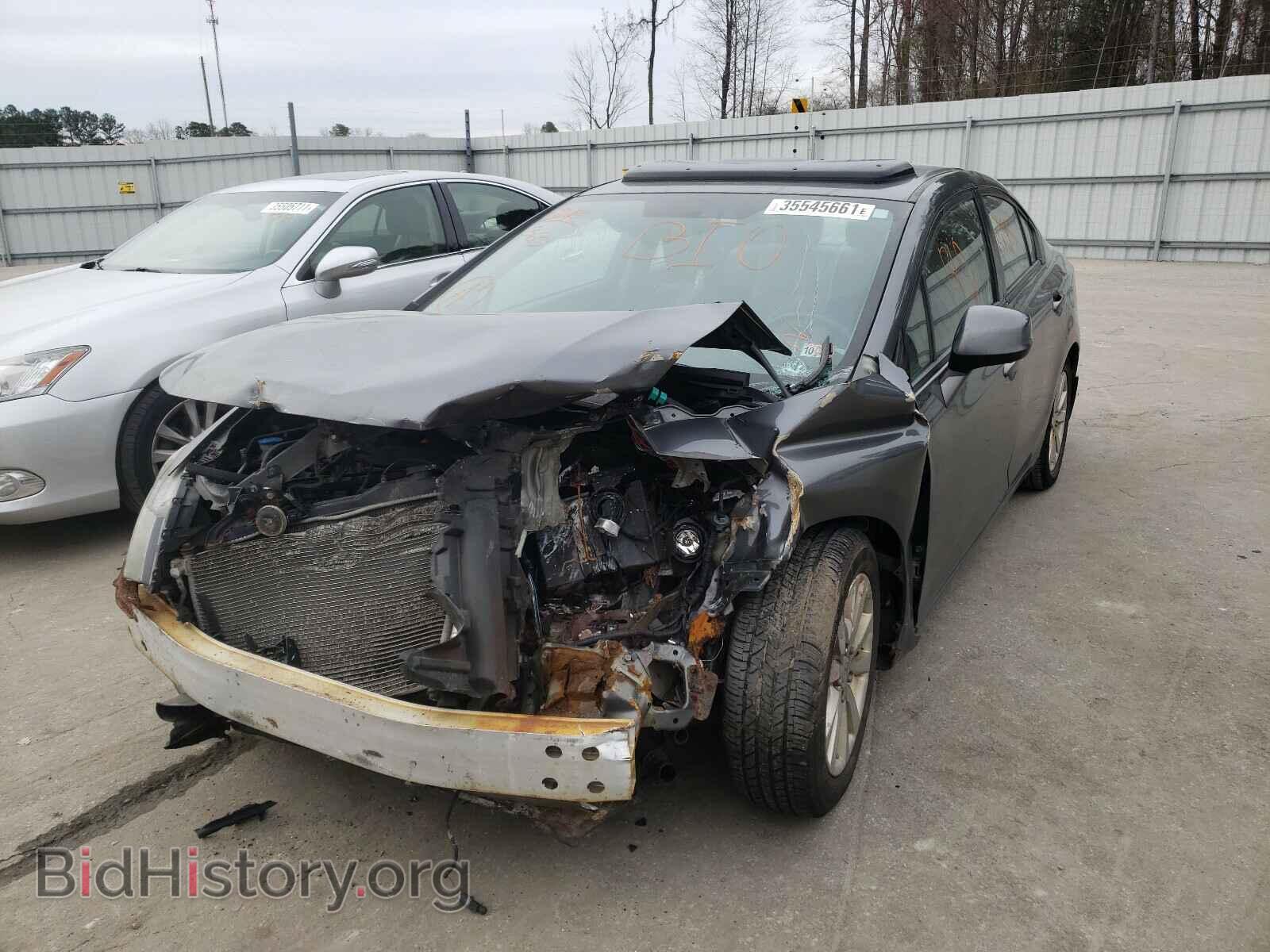 2012 HONDA CIVIC - VIN: 2HGFB2F85CH302768 - Фото 2