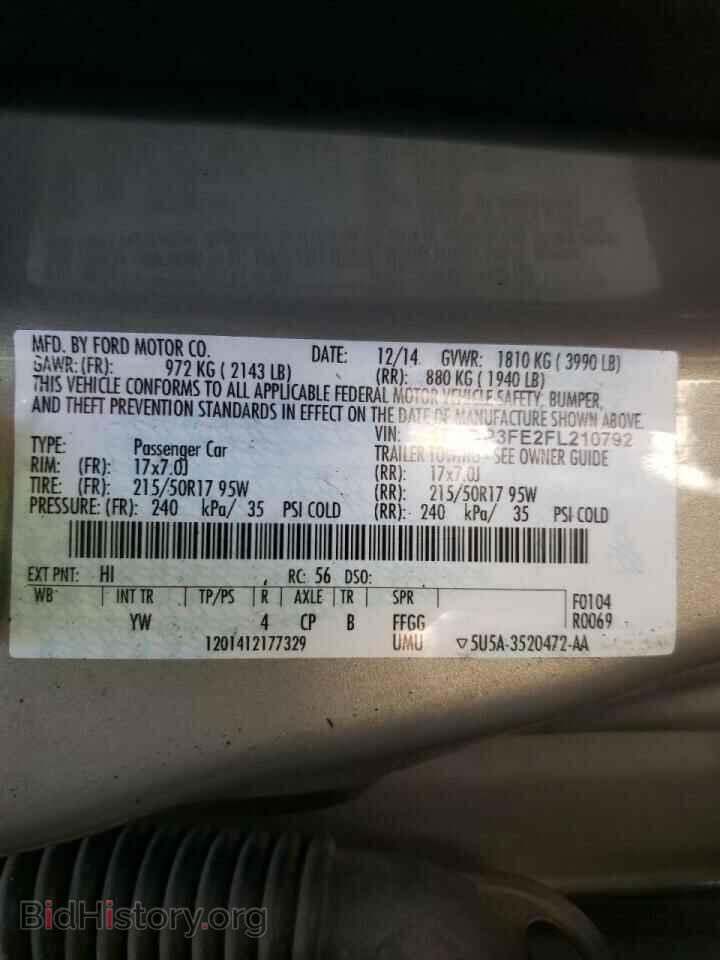2015 FORD FOCUS - VIN: 1FADP3FE2FL210792 - Photo 10