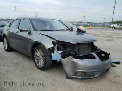 2012 Chrysler 200 200 LX, charcoal — VIN 1C3CCBAB1CN134592, Copart