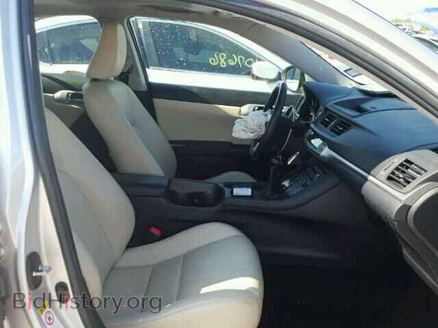 2012 LEXUS CT 200 - VIN: JTHKD5BH5C2091660 - Фото 5