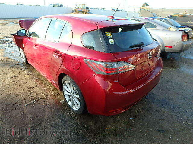 2011 LEXUS CT 200 - VIN: JTHKD5BH4B2030878 - Фото 3