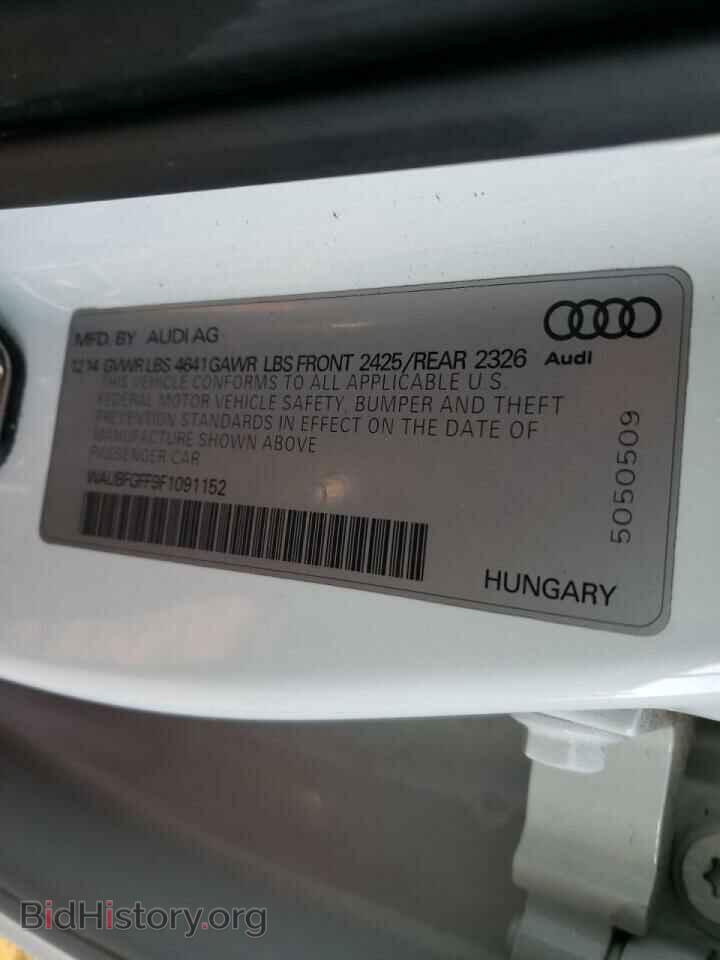 2015 AUDI A3 - VIN: WAUBFGFF9F1091152 - Фото 10